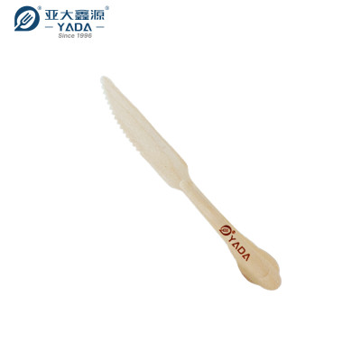 205mm Eco-friendly Disposable Wooden Knives Wholesale|Bulk Sale Biodegradable Single-Use Knife YD-LA