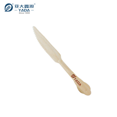 205mm Eco-friendly Disposable Wooden Knives Wholesale|Bulk Sale Biodegradable Single-Use Knife YD-LA