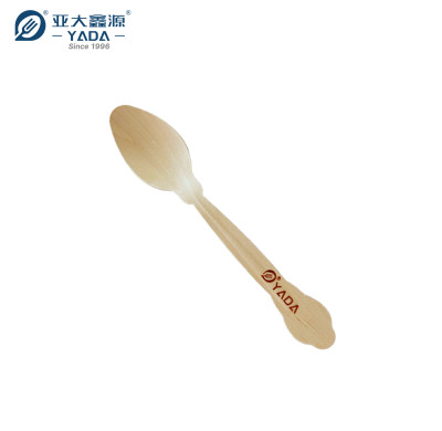 Cucharas de madera desechables de 205 mm al por mayor | Cuchara biodegradable YADA | Cuchara de madera compostable YD-LA