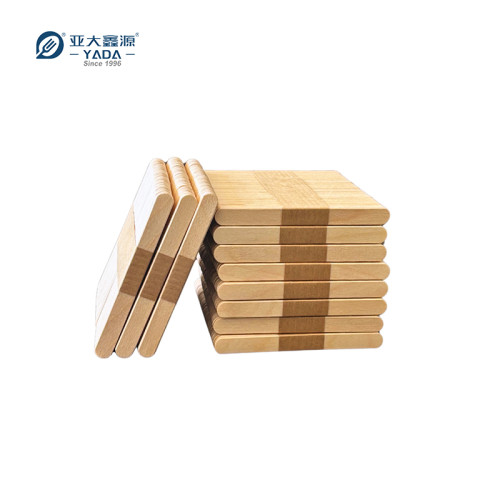 Palitos de helado de madera de 93 mm al por mayor | Palitos de helado de madera ecológicos YADA para máquina de helados 93 x 10 x 2 mm