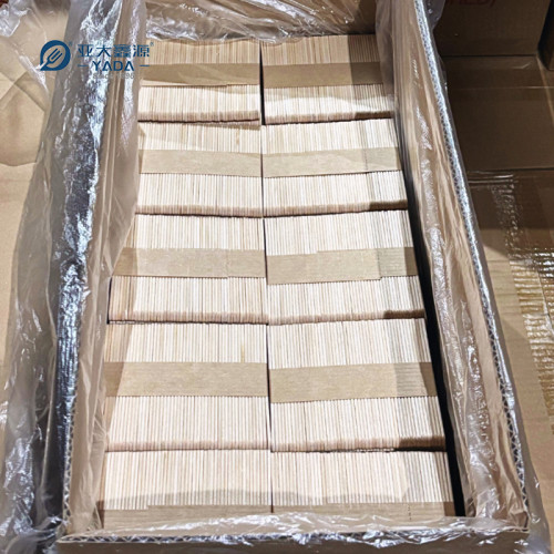 Palitos de helado de madera de 93 mm al por mayor | Palitos de helado de madera ecológicos YADA para máquina de helados 93 x 10 x 2 mm