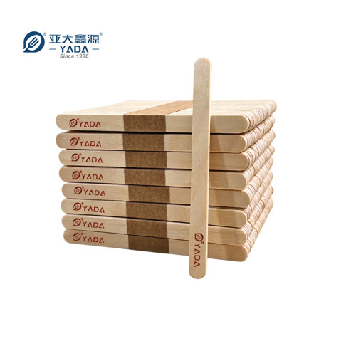 Palitos de sorvete de madeira com logotipo no atacado | Palito de picolé com estampagem a quente | Palitos de sorvete de marca