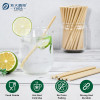 Pajitas desechables de papel kraft de 12 x 230 mm al por mayor | Pajitas biodegradables de papel kraft marrón para té con leche Boba