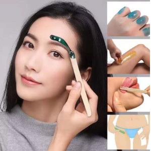 140mm Wooden Spatulas Wholesale | Bulk Sale Disposable Wood Sticks for Hair Removal and Smooth Skin