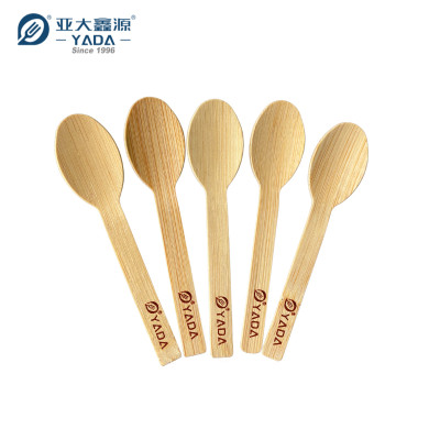 Disposable Bamboo Spoons Wholesale | YADA Eco-friendly Bamboo Spoon 110mm|Bamboo Ice Cream Spoon| Perfect for Bulk Orders | OEM & ODM Services | Custom Branding & Packaging Solutions Available