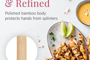 竹烧烤串的制作过程：从森林到餐桌