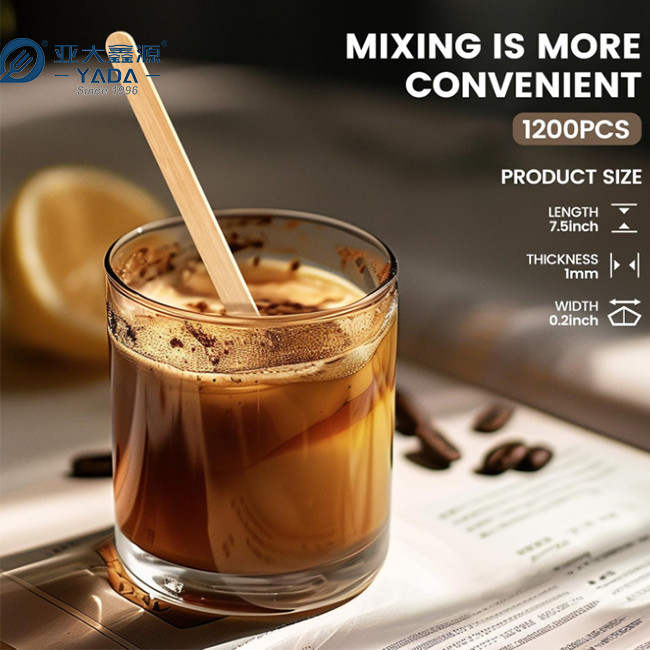 wooden coffee stirrers