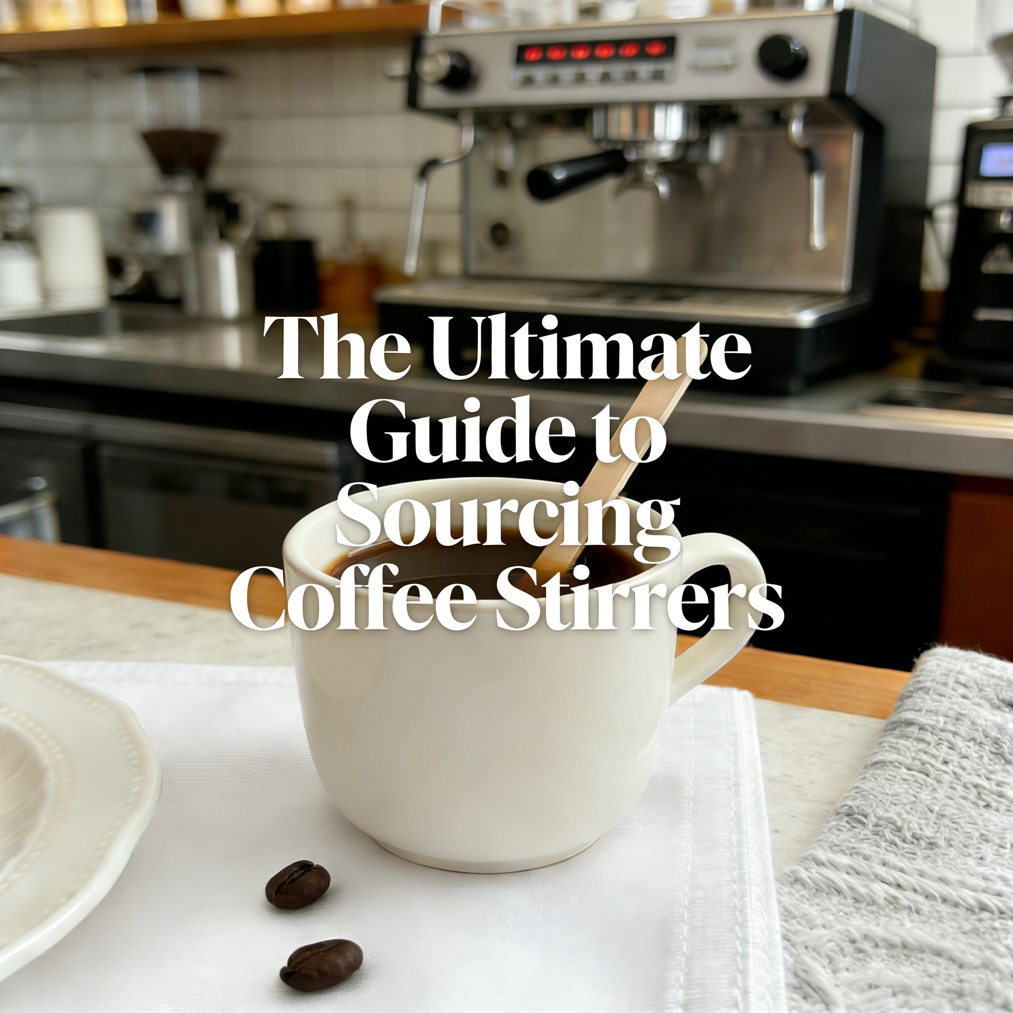 Wholesale Coffee Stirrers Guide: Solve quality issues, meet plastic bans, and boost your café brand today