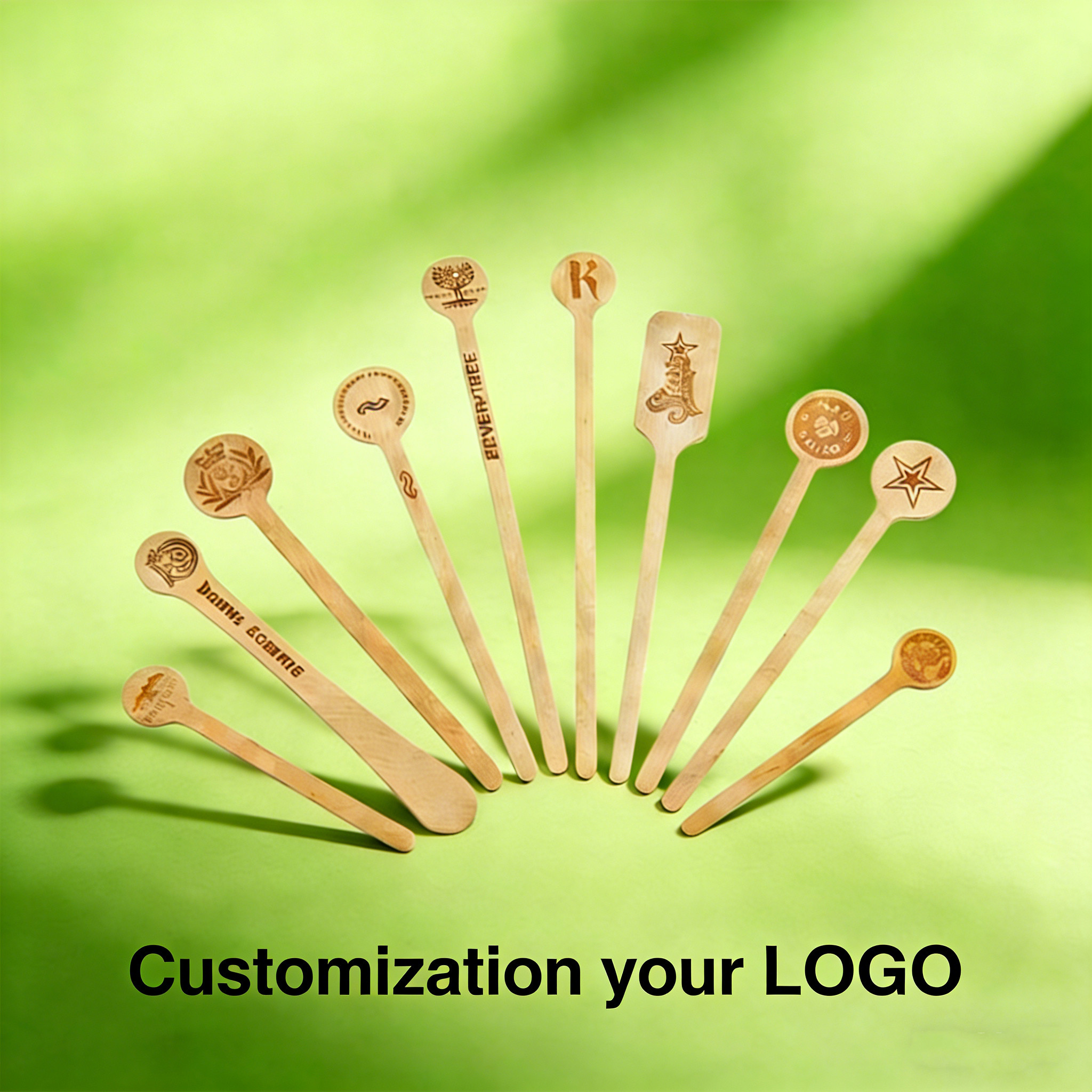 coffee stirrers customization logo