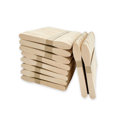 Wholesale 125mm Disposable Wooden Ice Cream Spoon in Bulk