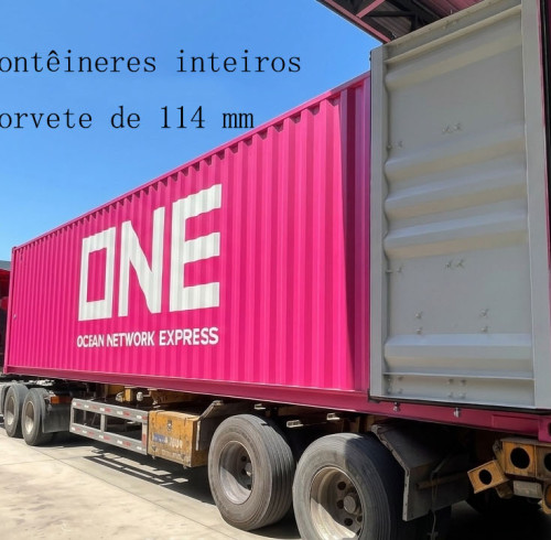 Embarque realizado com sucesso: Contêiner de palitos e colheres de sorvete personalizados com destino à Espanha