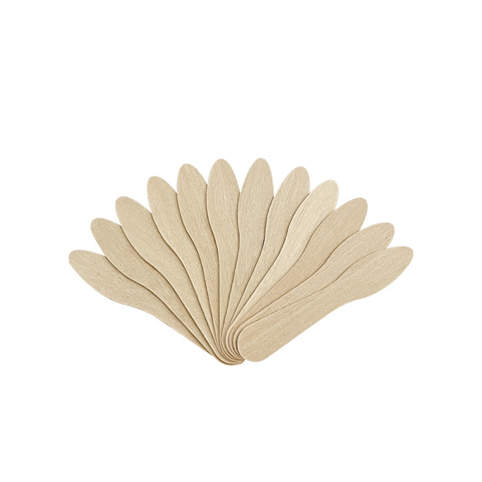 Bulk 90mm Wooden Ice Cream Tasting Spoons | Disposable Eco-Friendly Mini Spoons