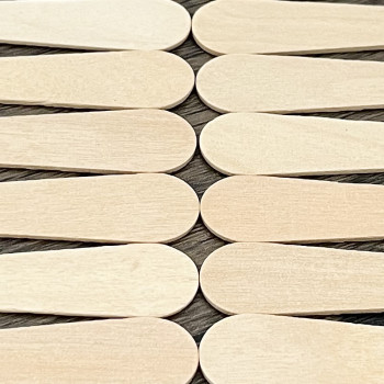 Bulk 90mm Wooden Ice Cream Tasting Spoons | Disposable Eco-Friendly Mini Spoons