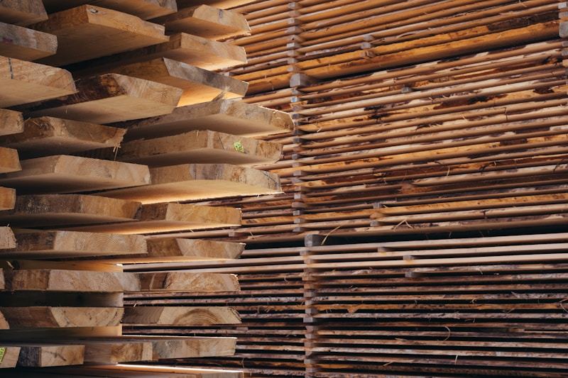 Natural wood raw material