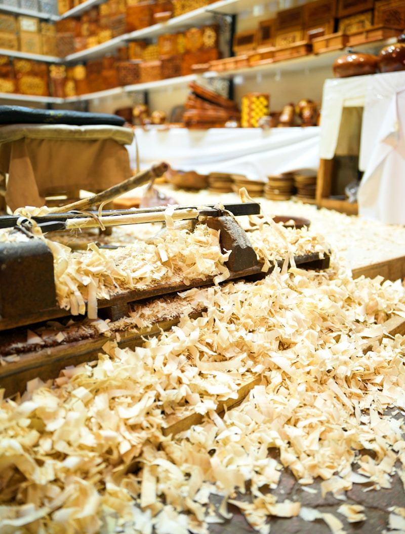 Wood craftsmanship detail