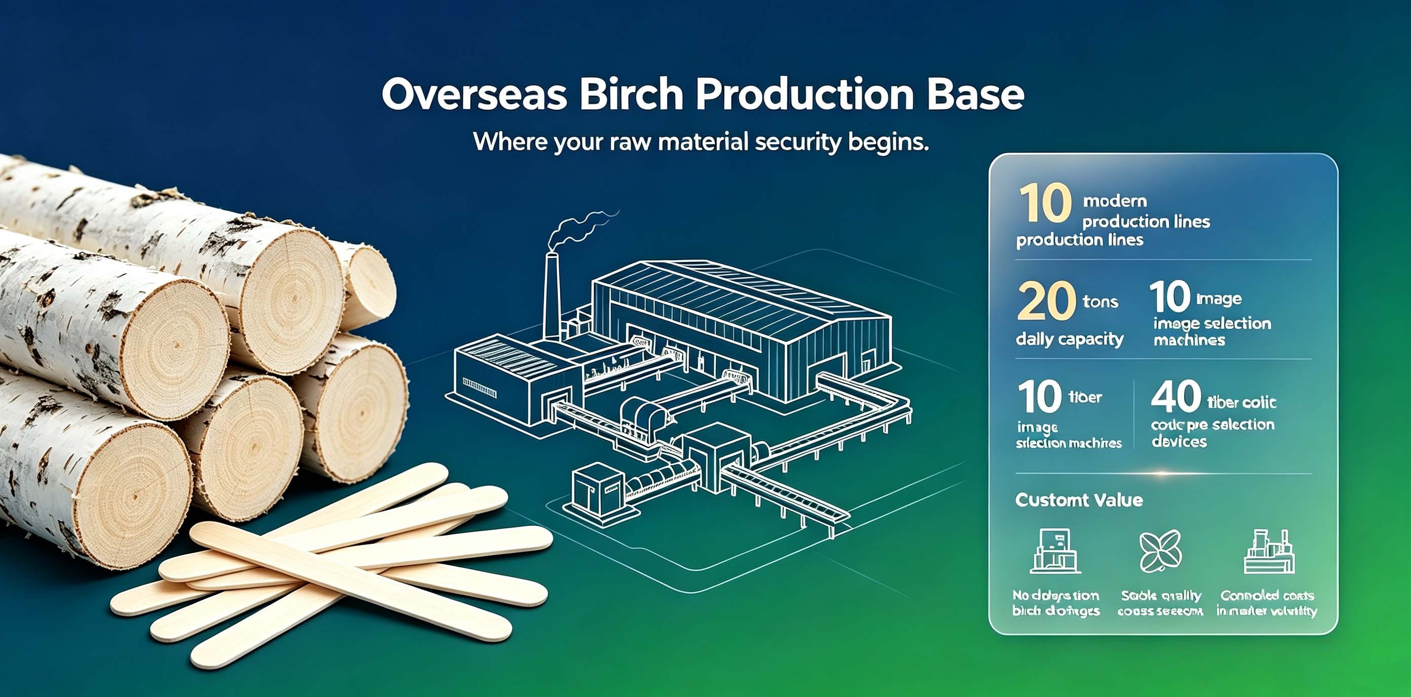 Overseas Birch Raw Material Base