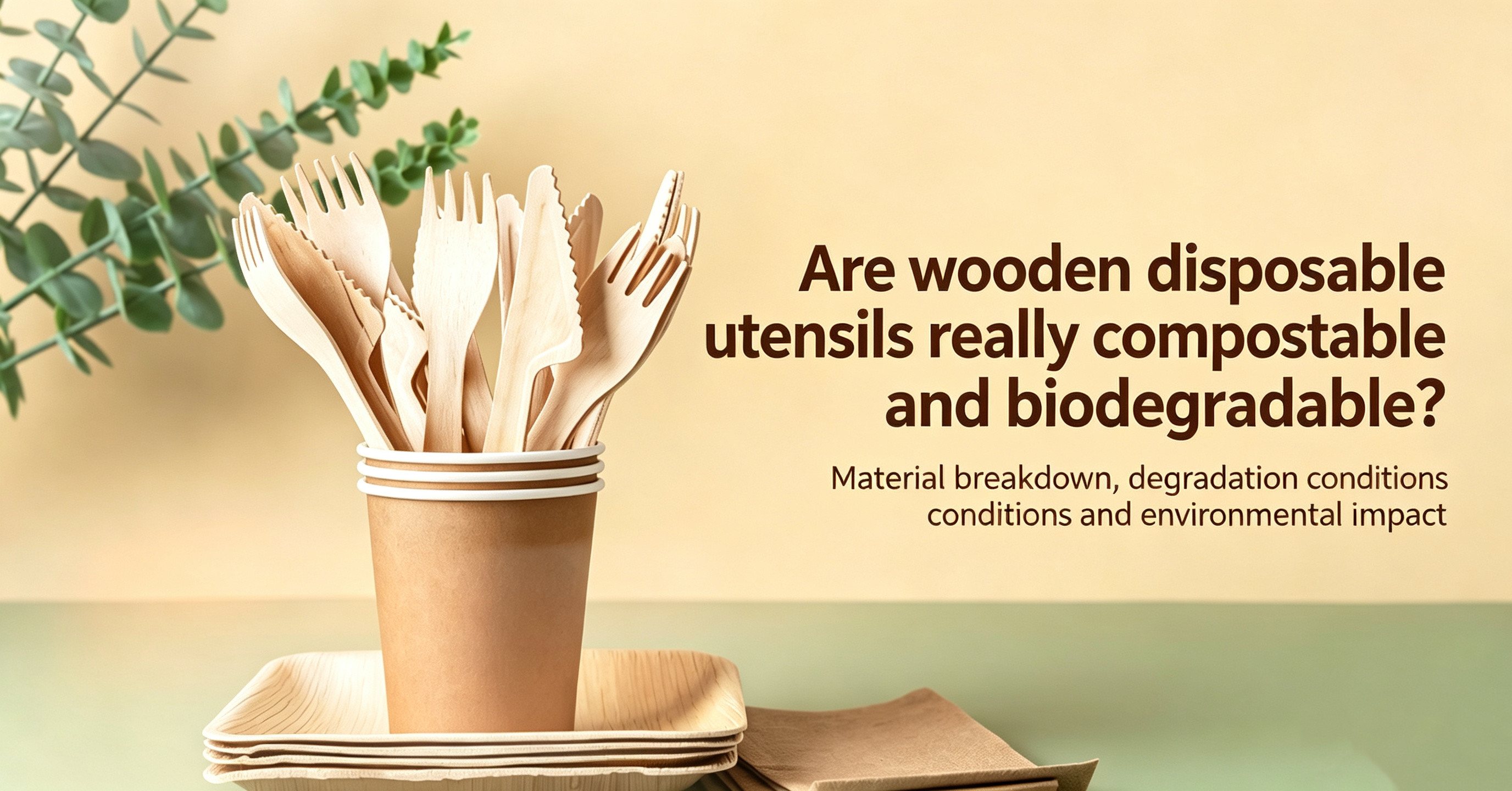 Are your disposable wooden cutlery really compostable and biodegradable?