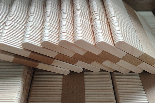 wooden Popsicle sticks