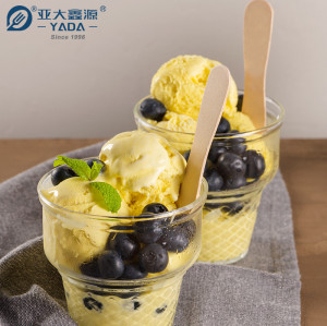 94 mm wooden ice cream spoons wholesale for use in ice cream machines