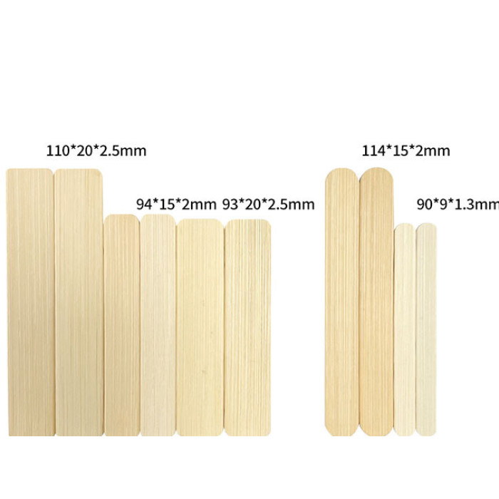 Palitos de Helado de Bambu Ecologicos al por Mayor en Varios Tamanos | Palitos de Madera Natural de Bambu | YADA Industrial
