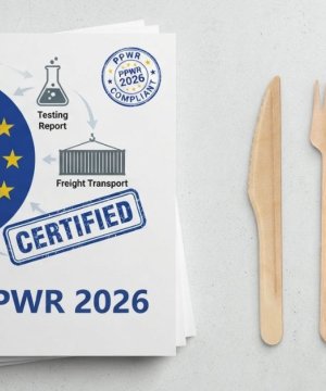 PPWR 2026: Novas Regras para Talheres Descartáveis de Bambu e Madeira