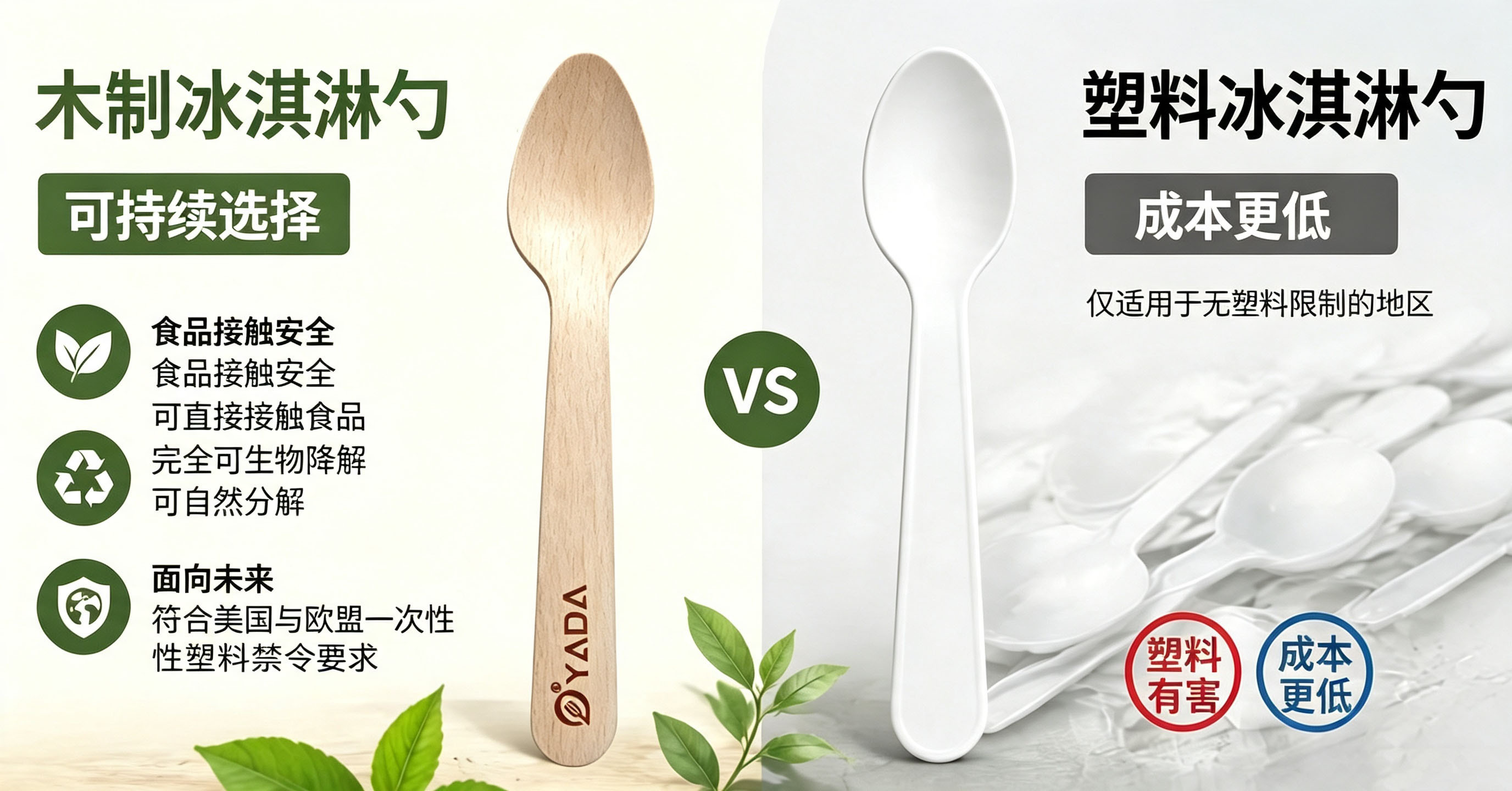 木制 vs 塑料雪糕勺:大批量采购选哪种更好?