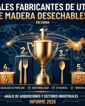 Top 10 Fabricantes de Cubiertos Desechables de Madera en China 2026: Cómo Elegir un Fabricante Fiable