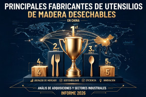 Top 10 Fabricantes de Cubiertos Desechables de Madera en China 2026: Cómo Elegir un Fabricante Fiable