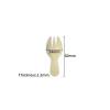 Cuchara-tenedor de madera mini de 60 mm al por mayor | Spork biodegradable para degustar postres | YADA