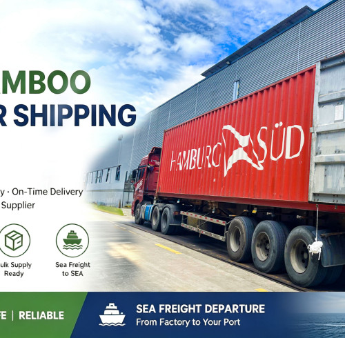 YADA Ships 40HQ Bamboo Firework Support Sticks to Southeast Asia