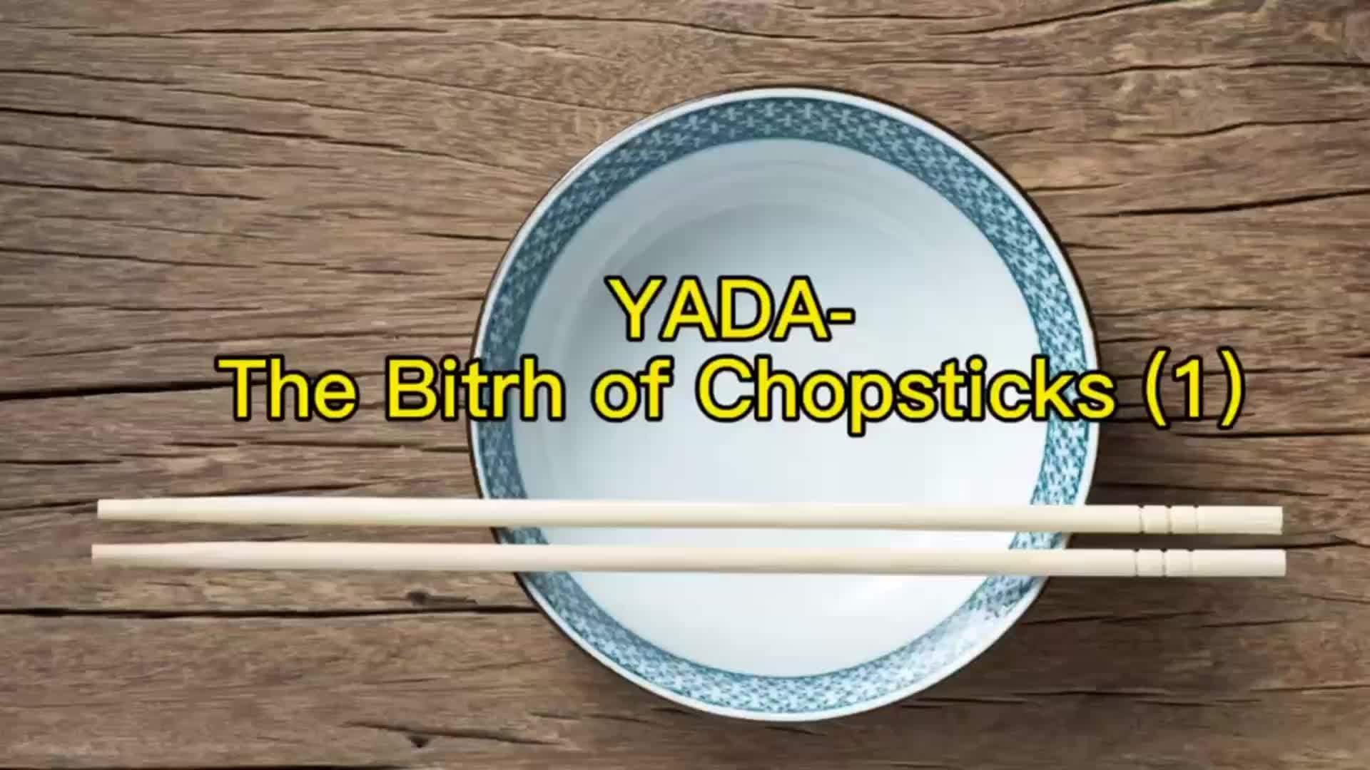 Bamboo chopsticks manufacturing video