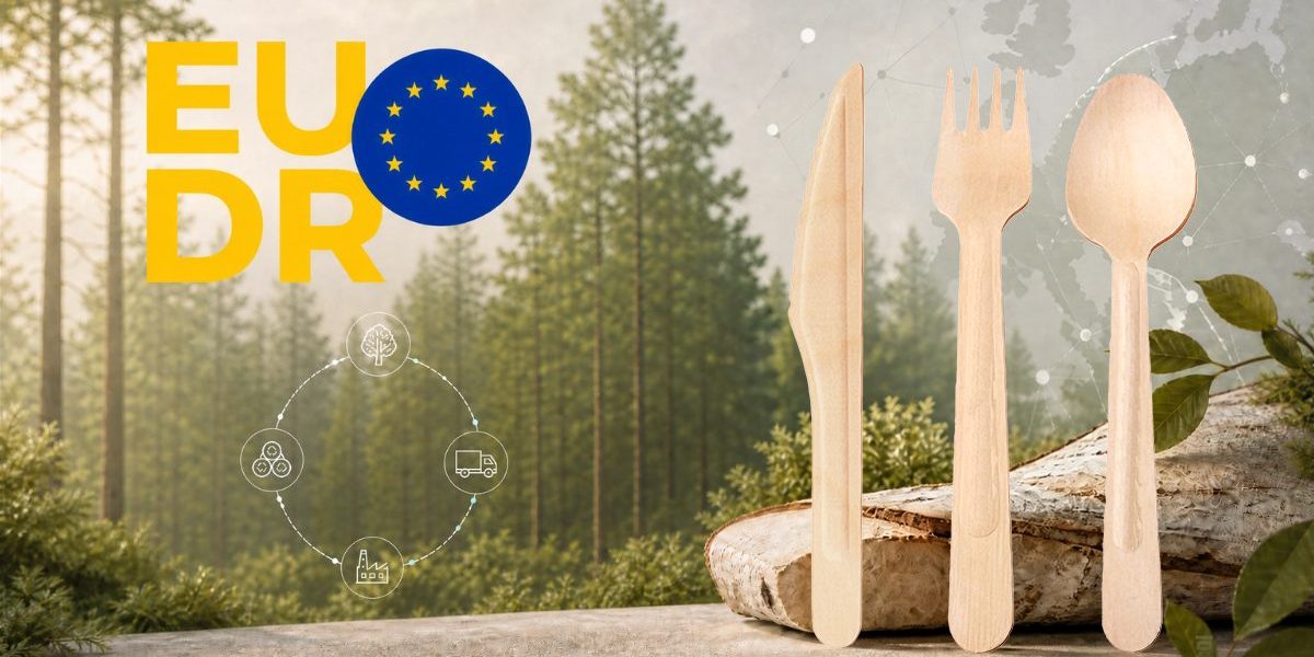 EUDR para cubiertos de madera: guía de verificación de proveedores para la UE
