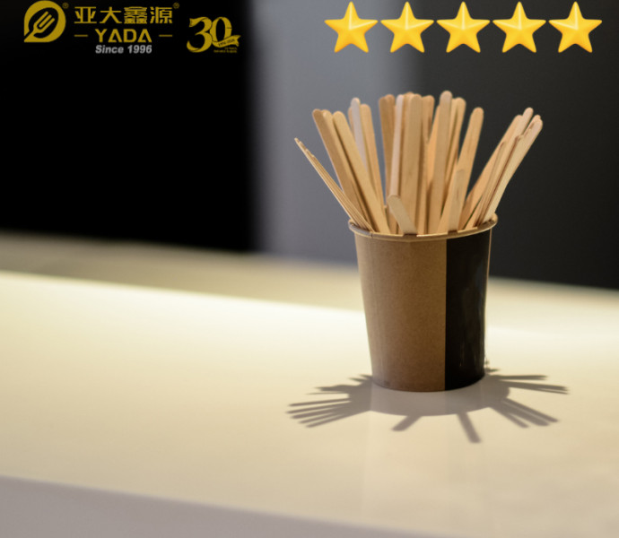 YADA Industrail recibe elogios de 5 estrellas por palitos de madera y logotipos personalizados