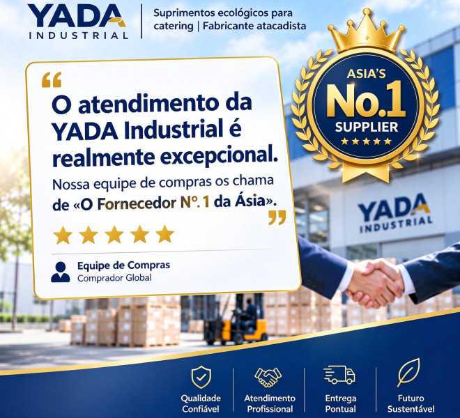 Avaliações Reais de Nossos Compradores: O Serviço da YADA Industrail Chamado de "No.1 Fornecedor Asiático"
