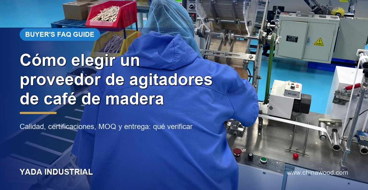 Como escolher um fornecedor atacadista de mexedores de café de madeira?