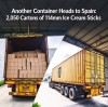 Another Container Heads to Spain: 2,050 Cartons of 114mm Ice Cream Sticks