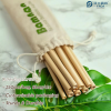 80×200mm Disposable Bamboo Straws Wholesale | Bulk Eco-Friendly Tea Straws |Compostable Bamboo Straw
