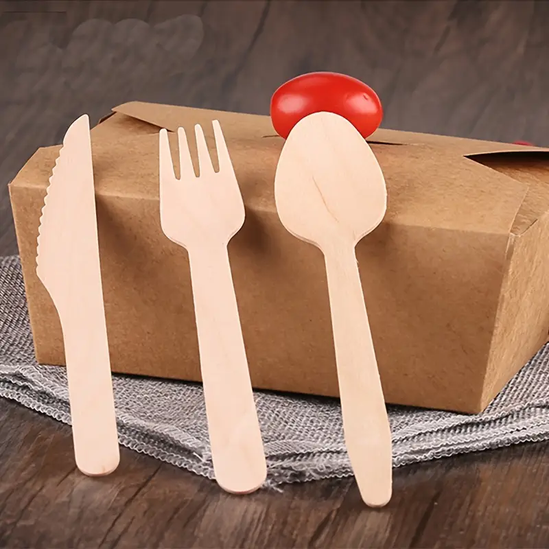 Disposable Wooden Cutlery: The Optimal Choice for Takeout Restaurants