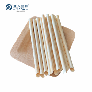 Pajitas de madera de pino Boba de 12 x 200 mm al por mayor | Pajitas desechables de té con leche perlado | Pajita de madera para té de burbujas