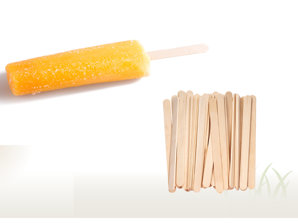 Palitos de helado de madera desechables al por mayor
