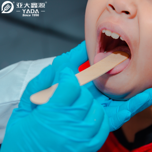 Depresores de lengua de madera desechables al por mayor, palitos estériles envueltos individualmente, suministros médicos desechables