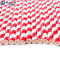 8×200mm Disposable Paper Straws Wholesale | Single-Use Rainbow Striped Smoothie Biodegradable Straws