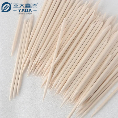 100mm Double-Head Wooden Manicure Sticks Wholesale | Disposable Wooden Cuticle Pusher Nail Art Tools