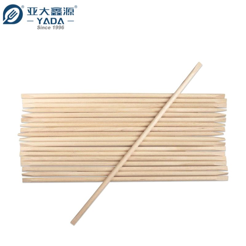 Bulk Double-Head Wooden Cuticle Pusher