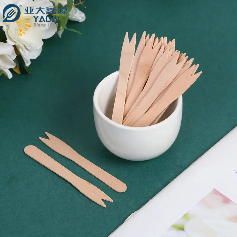 Bulk Sale Disposable Wooden French Fry Forks