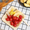 85mm Wooden Chip Forks Wholesale | Birch Wood French Fry Fork | Bulk Sale Disposable Mini Fruit Fork