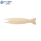 95mm Fish-shaped Wooden Chip Forks Wholesale | Birch Wood French Fry Forks | Wooden Mini Fruit Forks