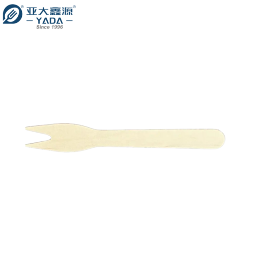 Garfos descartáveis de madeira para lascas de 120 mm | Garfos de frutas biodegradáveis e ecológicos a granel para festas