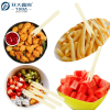 120mm Disposable Wooden Chip Forks Wholesale | Bulk Eco-friendly Biodegradable Fruit Forks for Party