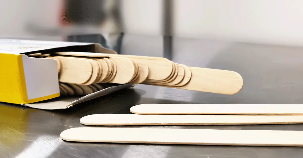 depresores de lengua de madera